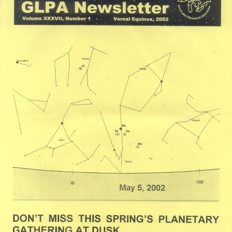 Newsletter cover (2002-1)