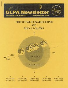 Newsletter cover (2003-1)
