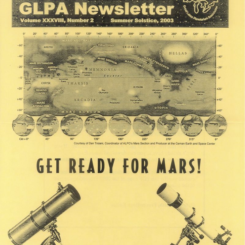 Newsletter cover (2003-2)
