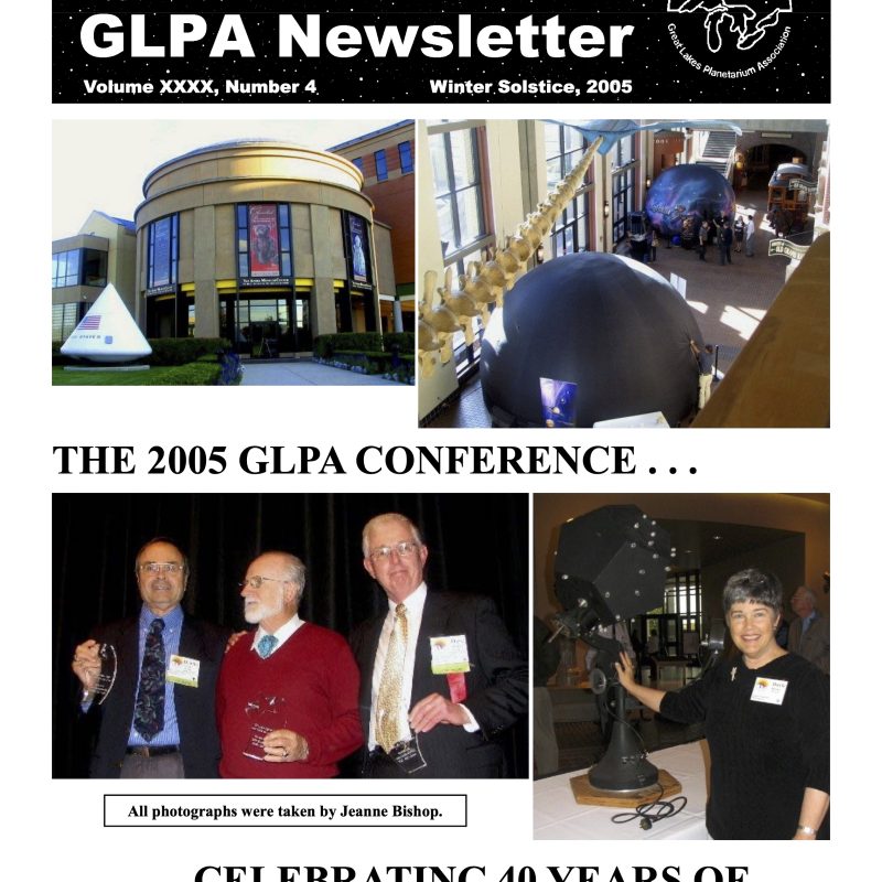 Newsletter cover (2005-4)