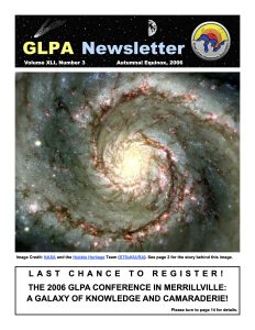 Newsletter cover (2006-3)
